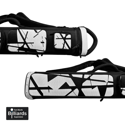 JB Cases 4B/8S Hard Case - Black/White Abstract JB Cases 4B/8S Hard Case - Black/White Abstract