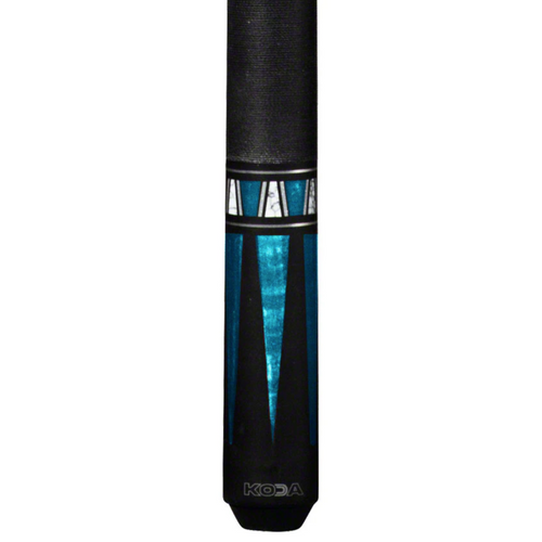K2 KL172 4-Point Matte Black & Teal Cue w/ 11.75mm LD Shaft
