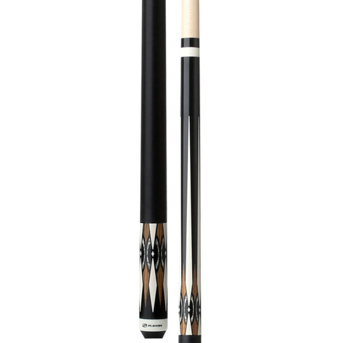 Players G3401 Black & Bocote Pool Cue With Black Wrap