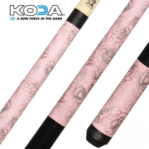 Koda KDV30PK Pink Rose Pool Cue