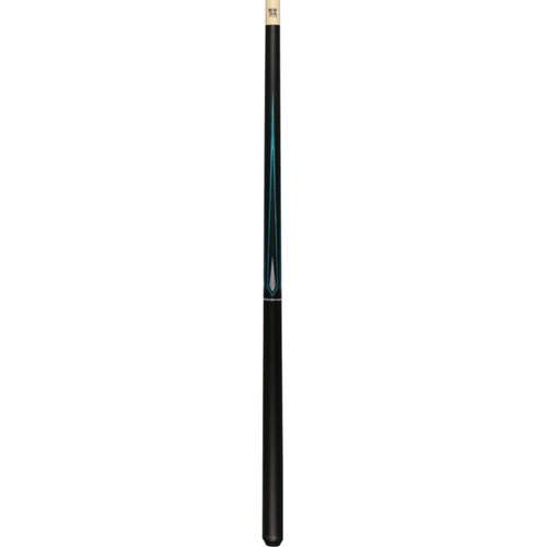 Koda KD47BL Onyx & Blue Chrome Wrapless Pool Cue