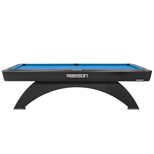 Rasson Ox II Pool Table in Black Fluorocarbon