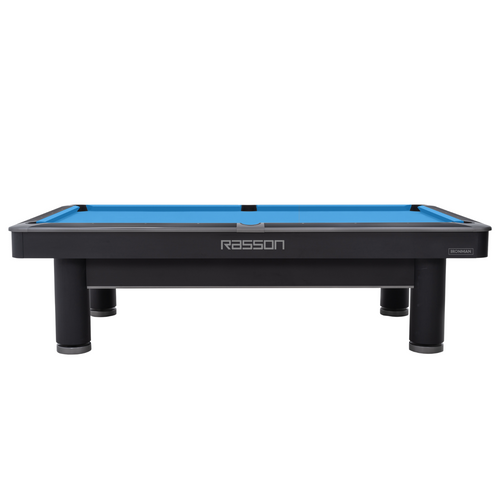 Rasson Iron Man Pool Table in Black