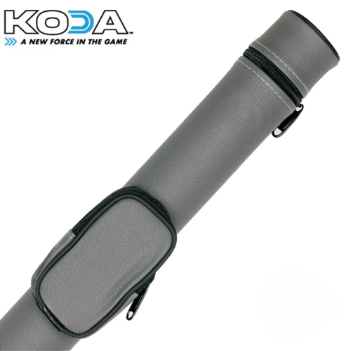Koda Round 1B/1S Hard Cue Case w/ Silk Sleeve - Gun Metal