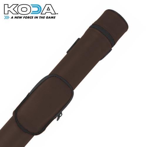 Koda Round 1B/1S Hard Cue Case w/ Silk Sleeve - Brown