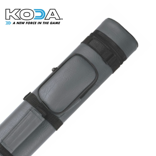 Koda Oval 2B/2S Hard Cue Case w/ Silk Sleeve - Gun Metal