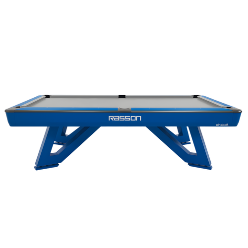 Rasson Wolf Pool Table in Blue Fluorocarbon