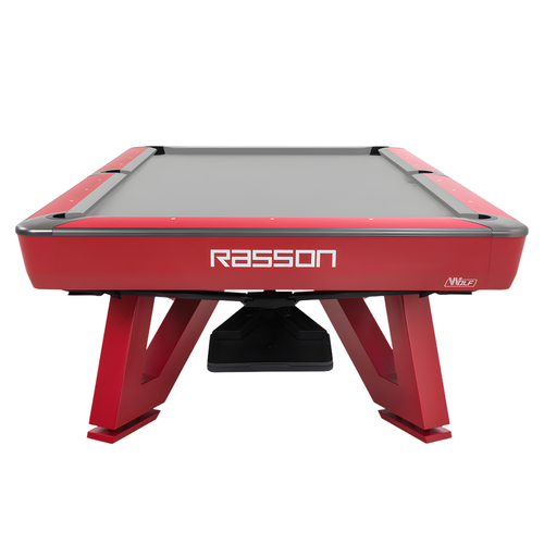 Rasson Wolf Pool Table in Red Fluorocarbon