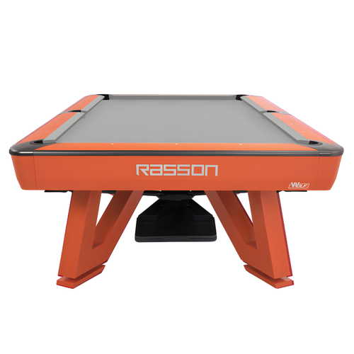 Rasson Wolf Pool Table in Orange Fluorocarbon