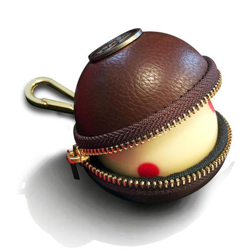 Ballsak Pro Brown & Brass Ball Case