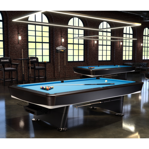 Gold Crown VII 8' Tournament Black Pool Table
