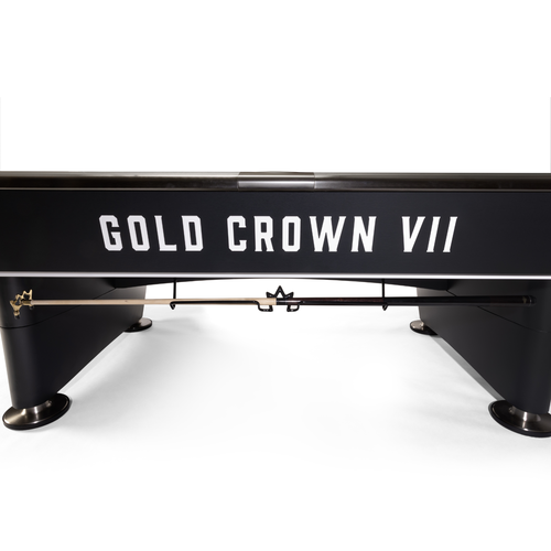 Gold Crown VII 9' Tournament Black Pool Table