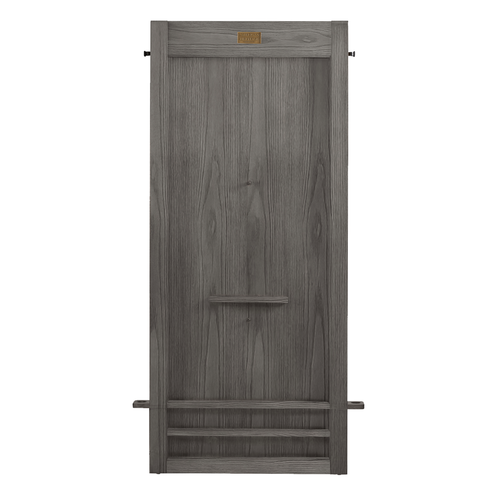 American Heritage Alta Wall Mounted 6 Cue Rack in Charcoal