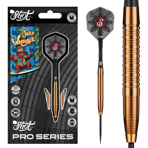 Shot Pro Series Jake Womack Steel Tip Dart Set-23gm