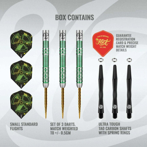 Shot Pro Series – Stowe Buntz 2.0 Steel Tip Dart Set-23gm