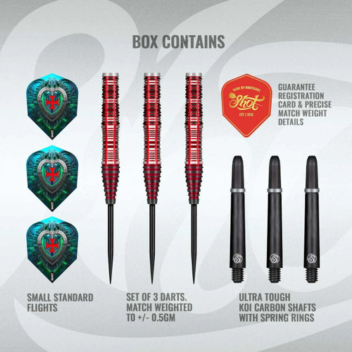 Future Knights Dreadheart Steel Tip Dart Set-24gm