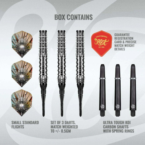 Gnarly Shredda Soft Tip Dart Set-20gm