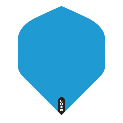 Shot Darts Flight Set-Blue Standard