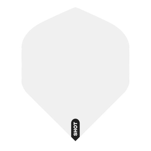 Shot Darts Flight Set-White Standard