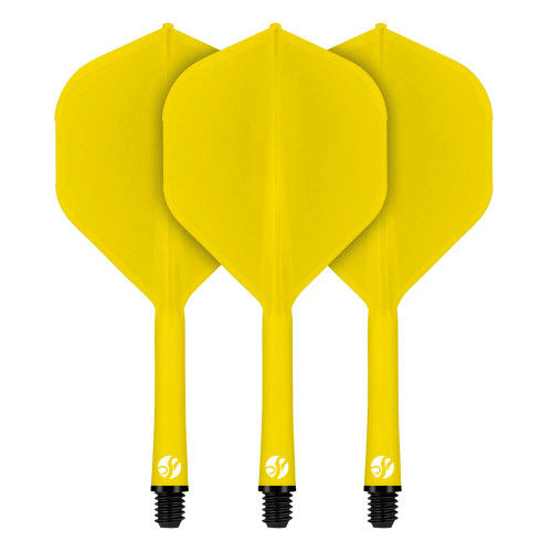 Flight Deck-One Piece Dart Flight and Shaft System-Yellow