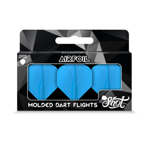 Shot Airfoil Molded Flight Set-Blue Standard