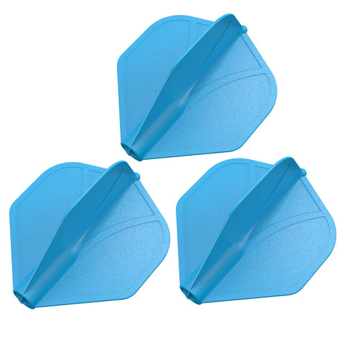 Shot Airfoil Molded Flight Set-Blue Standard