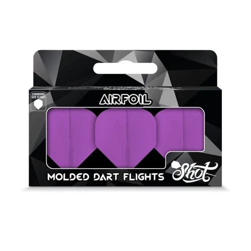 Shot Airfoil Molded Flight Set-Purple Standard