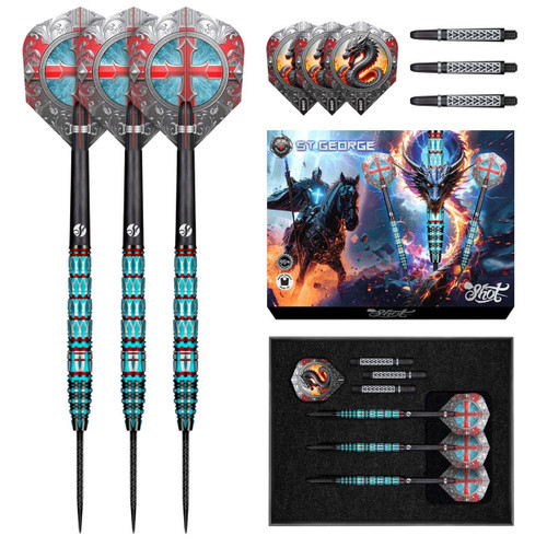 Future Knights St George Steel Tip Dart Set-24gm