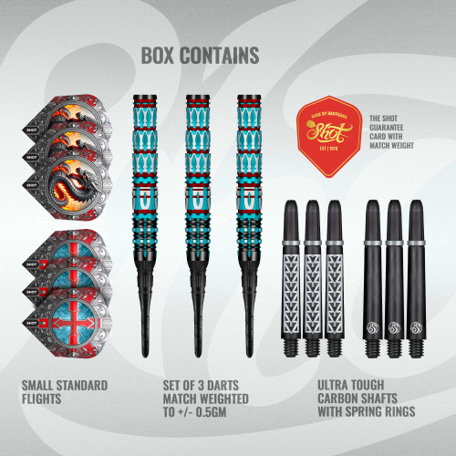 Future Knights St George Soft Tip Dart Set-20gm
