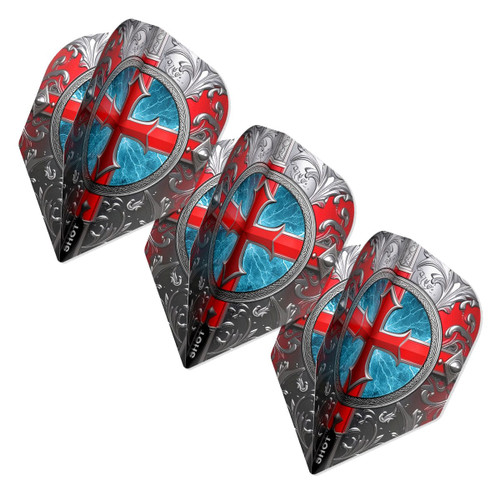 Future Knights St George Dart Flight Set- Small Standard