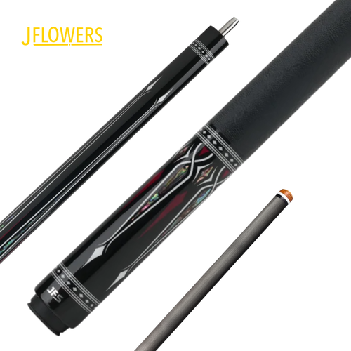 JFlowers Valen Prime Black/Red Maple Cue
