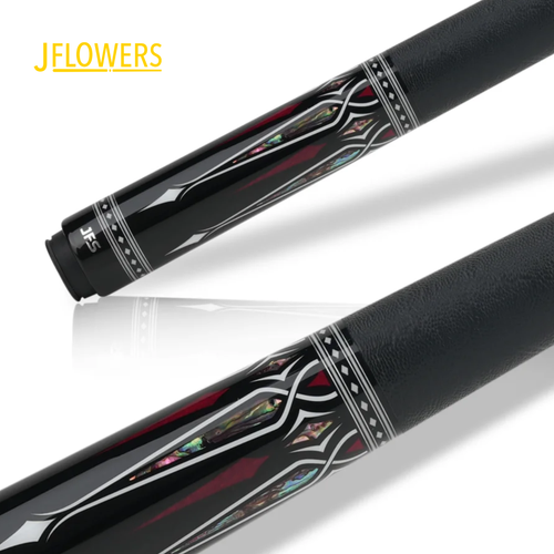 JFlowers Valen Prime Black/Red Maple Cue