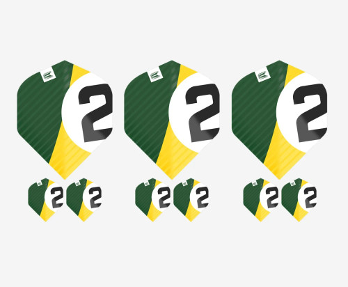 CHICANE 3 x SETS OF PRO.ULTRA GREEN FLIGHT BAGGED 2023