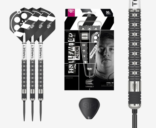 CHRIS DOBEY HOLLYWOOD ACTION 90% 24G SP STEEL TIP DART 2024