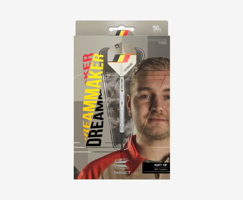 DIMITRI VAN DEN BERGH 90% G2 19G SOFT TIP DARTS 2023