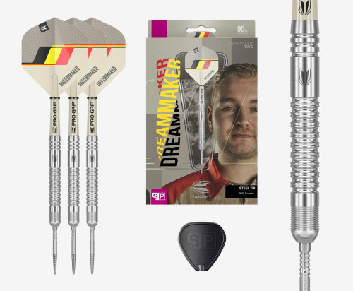DIMITRI VAN DEN BERGH 90% G2 25G SP STEEL TIP DARTS 2023