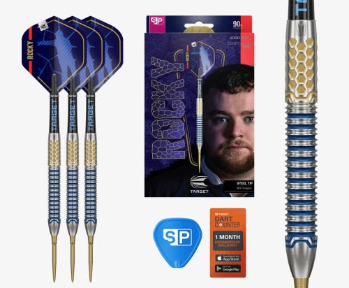 JOSH ROCK G1 22G 90% SP STEEL TIP DARTS 2025