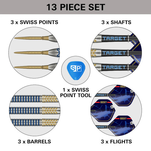 JOSH ROCK G1 24G 90% SP STEEL TIP DARTS 2025