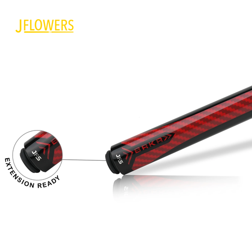 JFlowers BRKR Red Break Cue w/ No Wrap