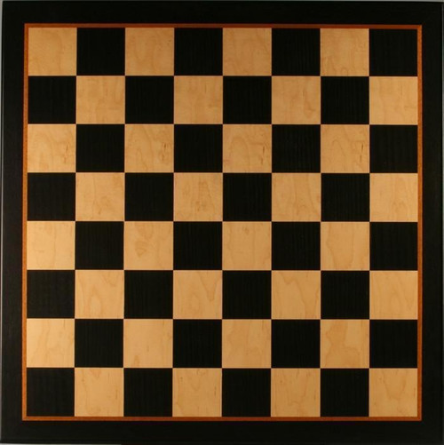 Black & Birdseye Maple Veneer Chessboard Black & Birdseye Maple Veneer Chessboard