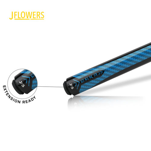 JFlowers BRKR Blue Break Cue w/ No Wrap