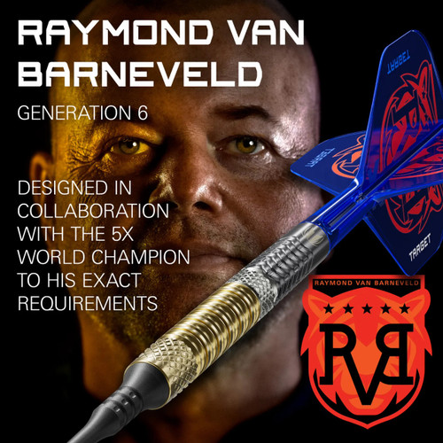 RAYMOND VAN BARNEVELD 95% GEN6 25G SP STEEL TIP DARTS 2025