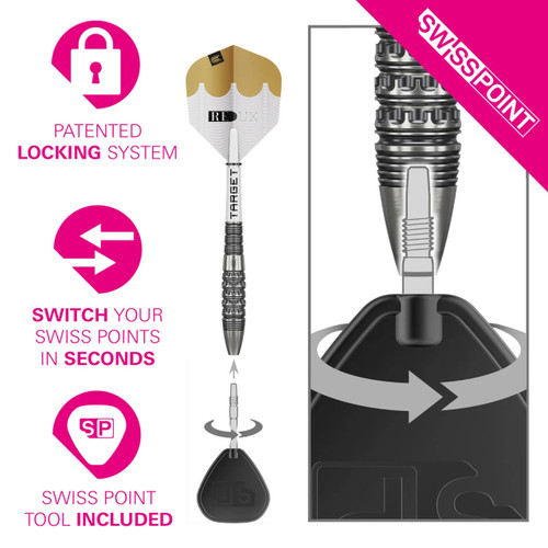 REDUX 90% 02 25G SP STEEL TIP DARTS 2025