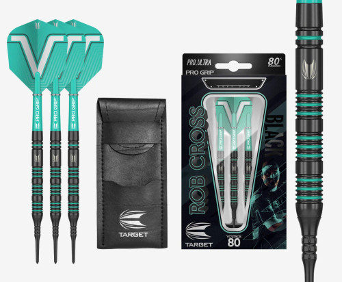 RVB 18G 80% BLACK TUNGSTEN SOFT TIP DARTS 2018