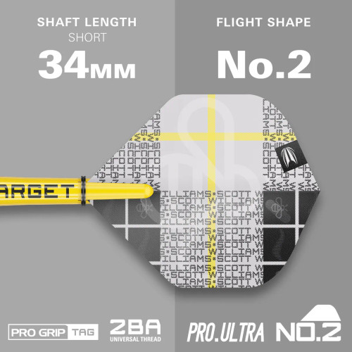 SCOTT WILLIAMS G2 18G SOFT TIP DARTS 2025