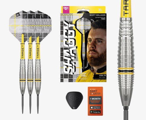 SCOTT WILLIAMS G2 23G SP STEEL TIP DARTS 2025