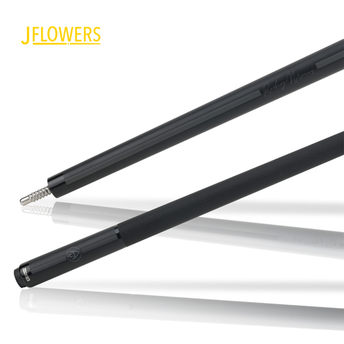 J Flowers Rodney Morris Black Cue w/ Leather Wrap