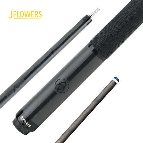 J Flowers Rodney Morris Grey Cue w/ Leather Wrap