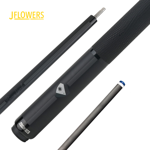 J Flowers Dennis Orcollo Black Cue w/ Leather Wrap