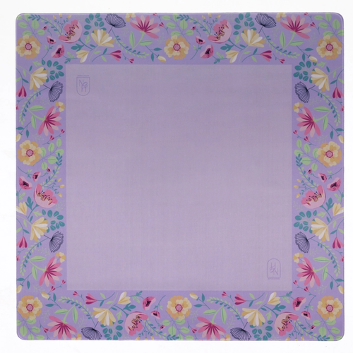 Lavender Floral Mahjong Mat